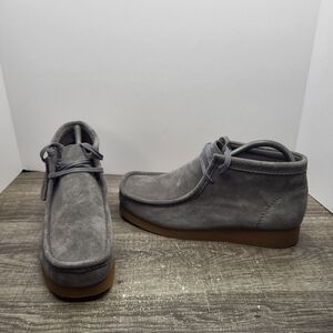 Clarks Wallabee vo Grey Suede Men's Size 8 New